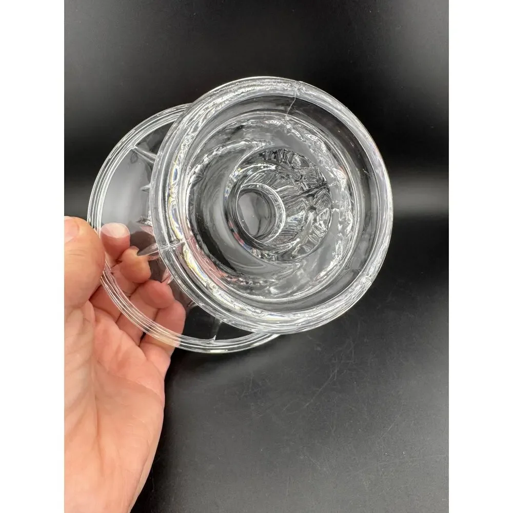 PartyLite Savannah 2-Piece Crystal Hurricane Lamp